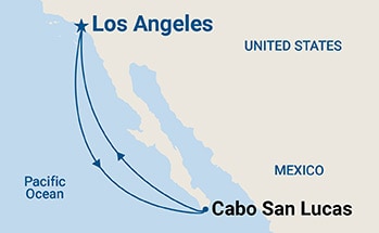 5-Day Cabo San Lucas Getaway Itinerary Map